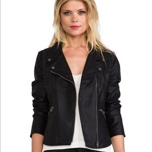 NWT! Sanctuary Vegan LaserCut Med Moto Jacket